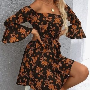 Off the shoulder Floral Dress